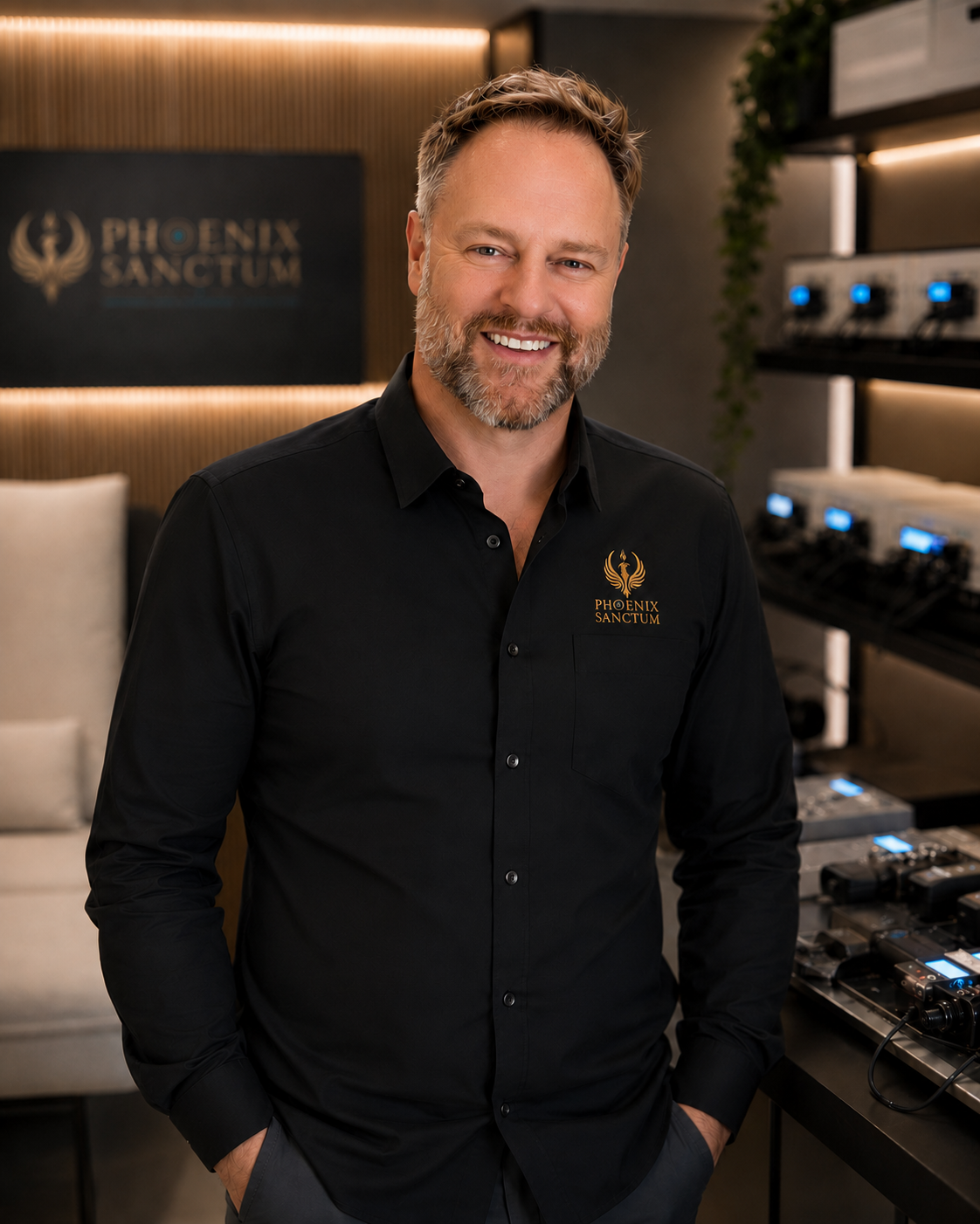 PHOENIX SANCTUM practitioner Steven in the Dee Why studio